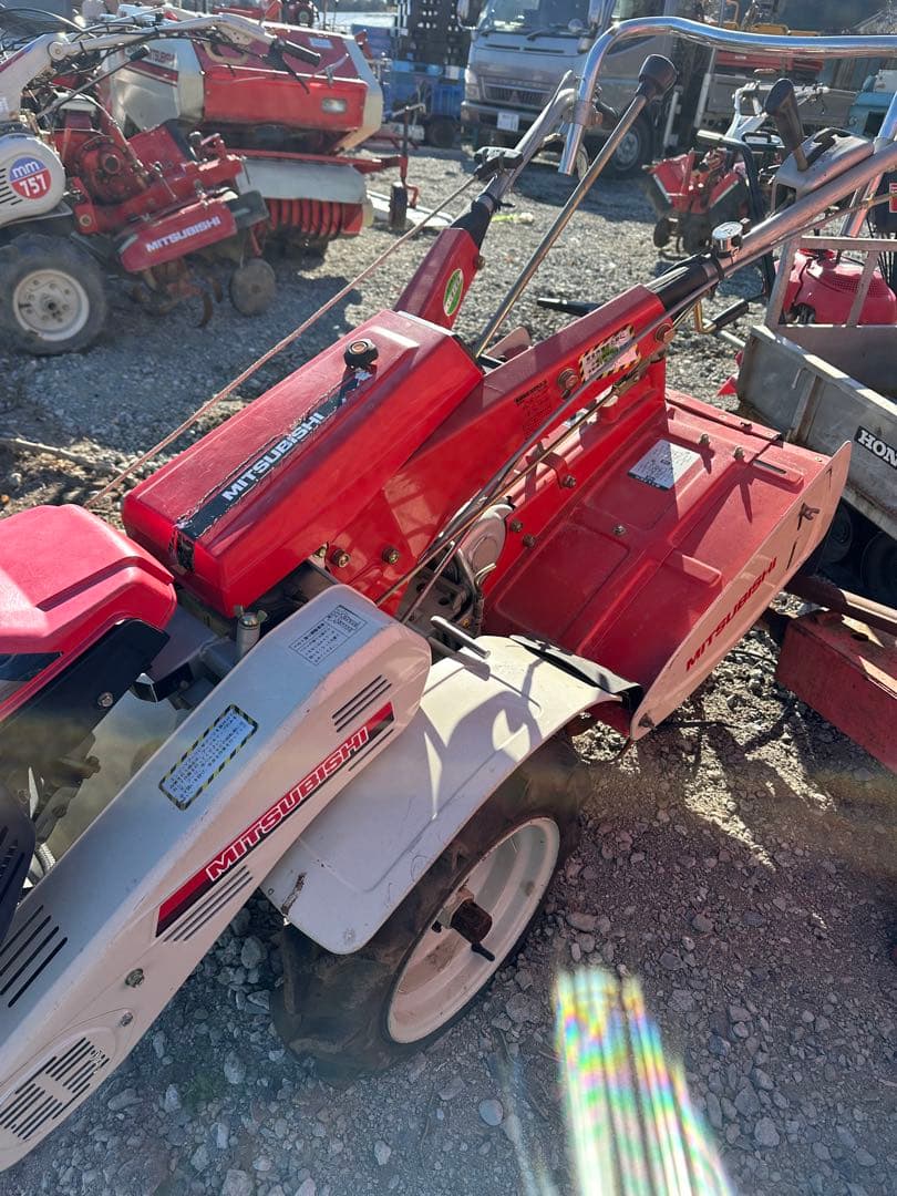 三菱 MR95 耕運機、8.5馬力ガソリンエンジン 後進ギア、動作確認済み