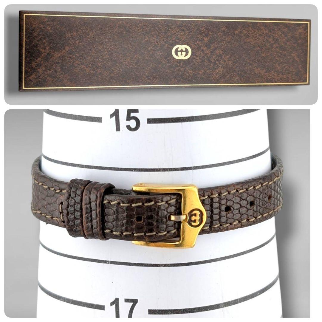 【ケース付】グッチ オールドグッチ スクエア ローマン 純正ベルト 不動