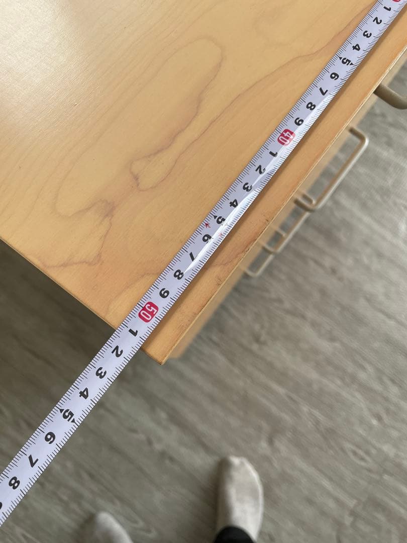 ナチュラル木製4段チェスト