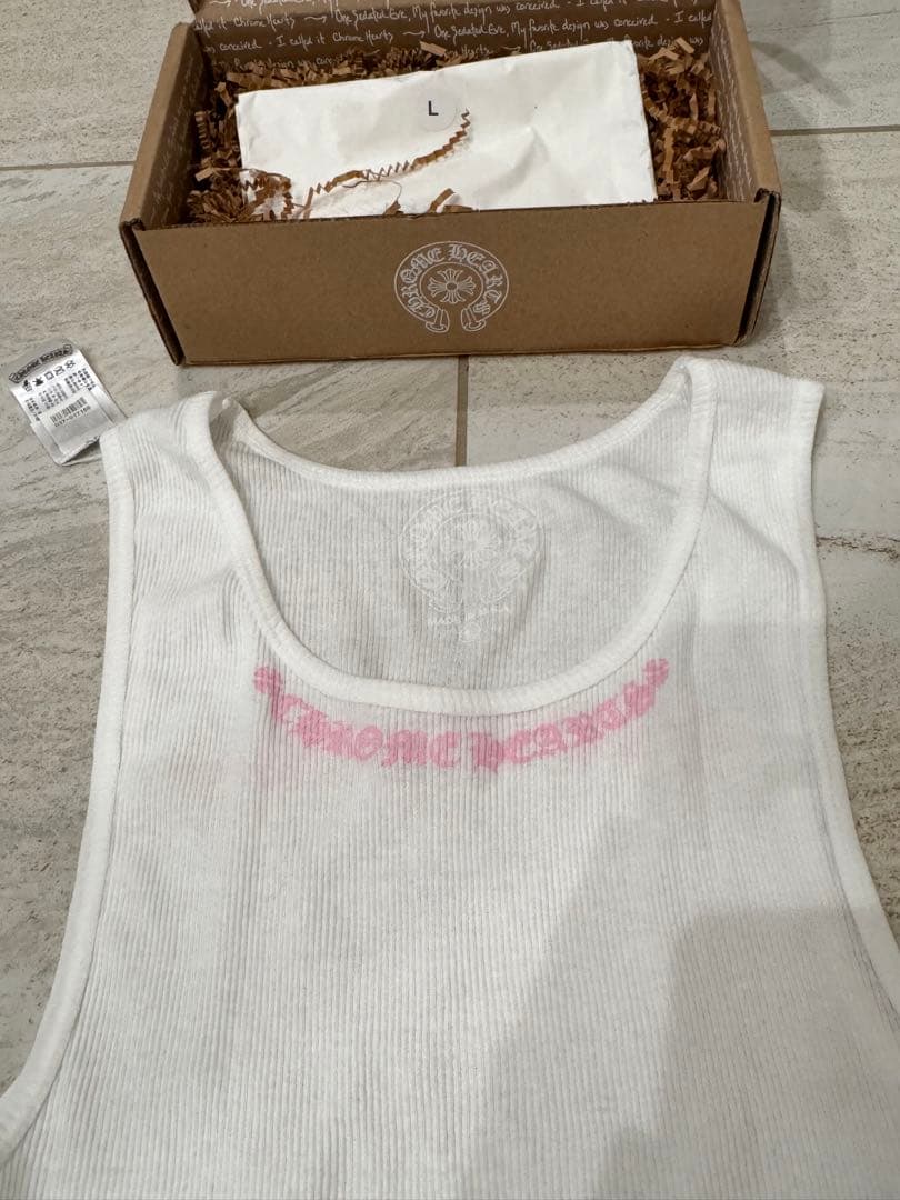 【新品未使用】ChromeHeartsクロムハーLOVEYOURIBTANK L