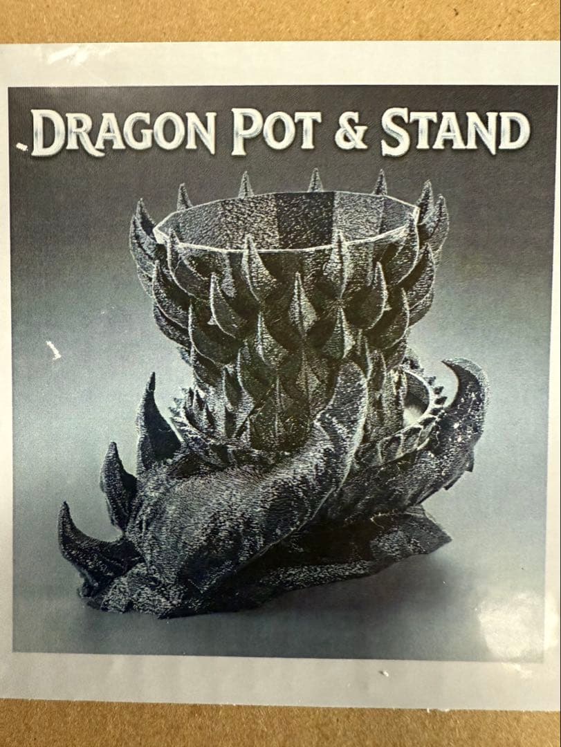 鉢　ドラゴンポット＆スタンド