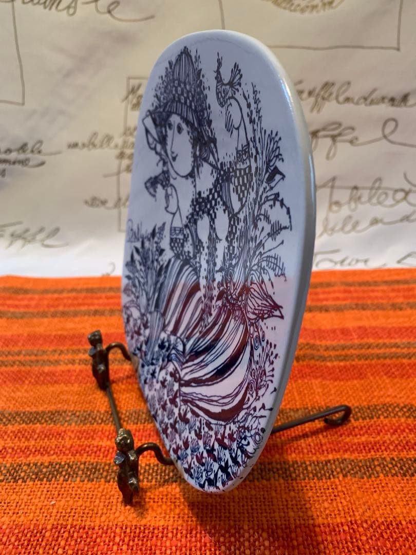 ビヨンヴィンブラッド　特価！可愛いニモール窯2枚セット・ペアで飾って下さい！