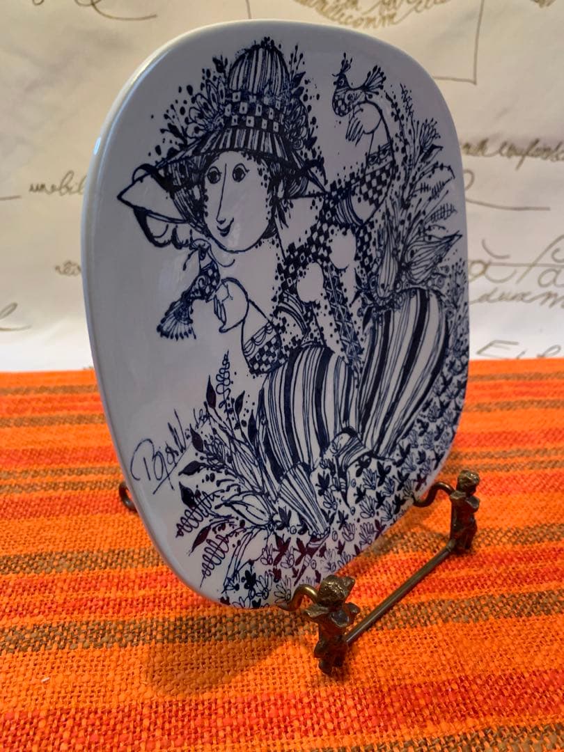 ビヨンヴィンブラッド　特価！可愛いニモール窯2枚セット・ペアで飾って下さい！