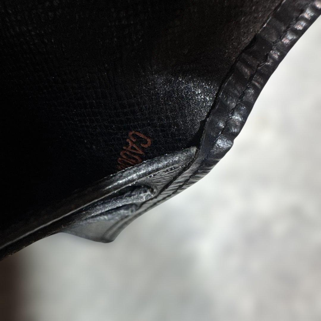 LOUIS VUITTON ルイヴィトン 長財布 三つ折り エピ ブラック