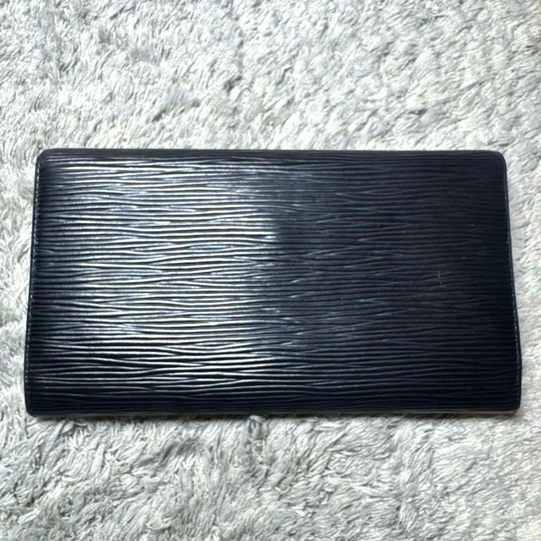 LOUIS VUITTON ルイヴィトン 長財布 三つ折り エピ ブラック