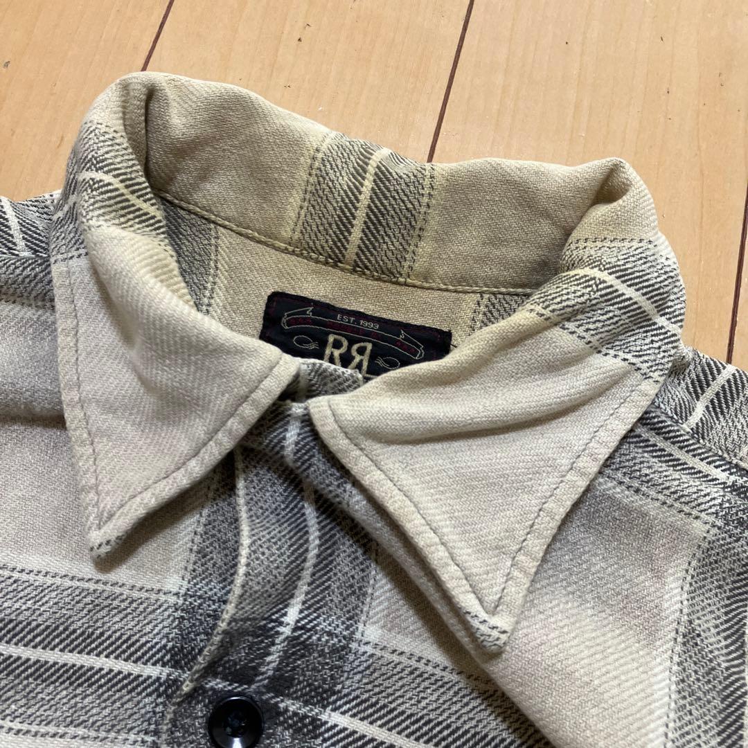 RRL ダブルアールエル　長袖シャツ　チェック　Sサイズ