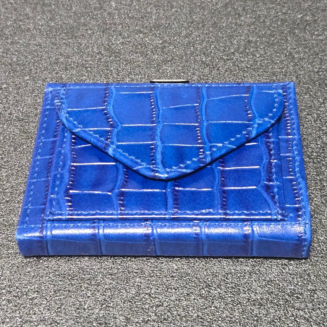 【EXENTRl】エキセントリ マルチウォレットカイマンブルー★