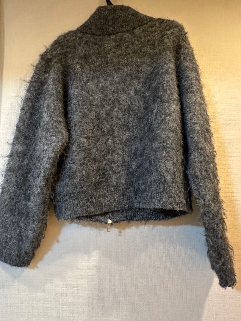 LAGUA GEM ZIP SIDE EYELET ニット