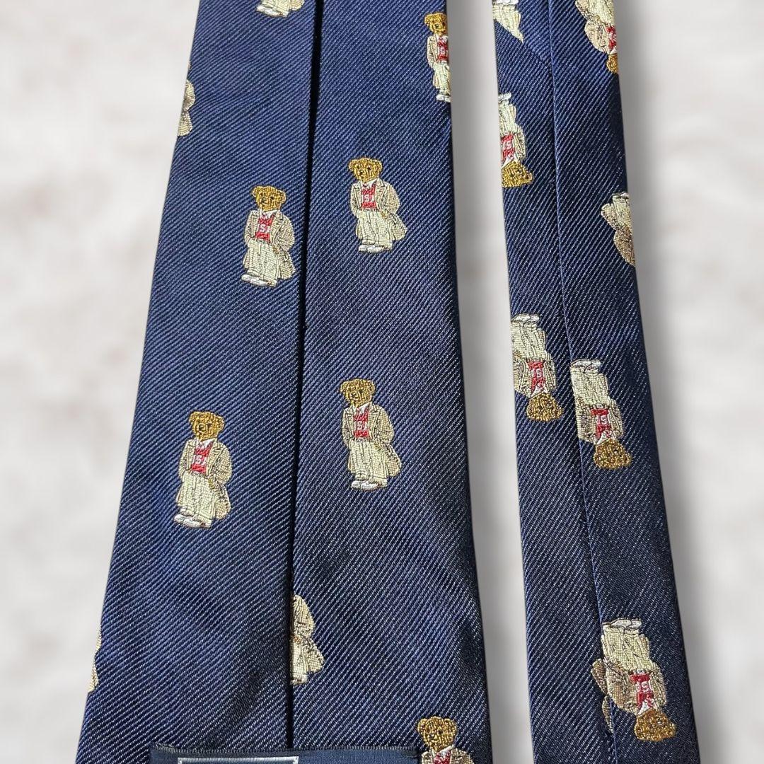 【未使用級✨】ポロバイラルフローレン 総柄 ポロベア刺繍 ネイビー コート衣装