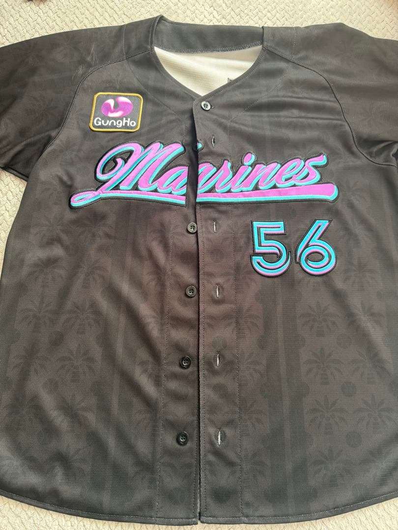 千葉ロッテマリーンズ 中森俊介 ブラサマ BSW 2025 ユニフォーム M