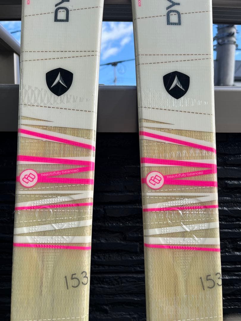 DYNASTAR レディス153カービングスキーセットポール、ビンディング付