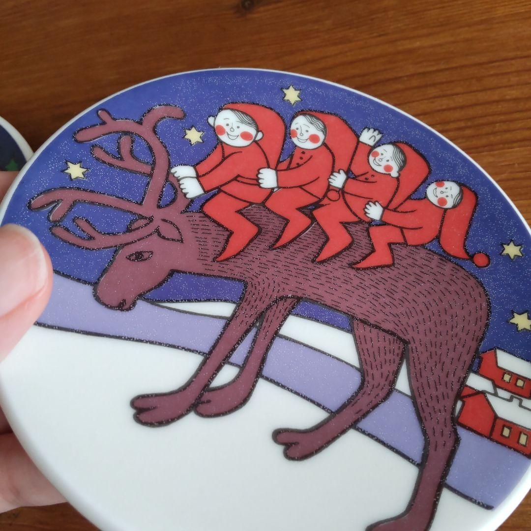 専用　　　　　　北欧アンティーク　アラビア　クリスマスプレート　2枚セット