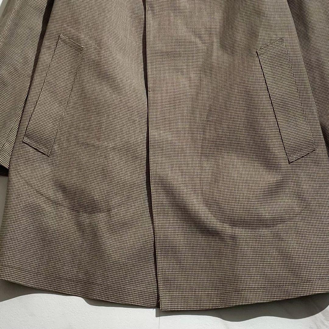 Mackintosh ダンケルド ゴム引きコート ステンカラー カーキ系 L相当