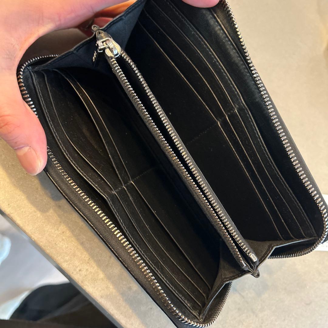 Dior ブラック ダイヤモンドパターン 長財布