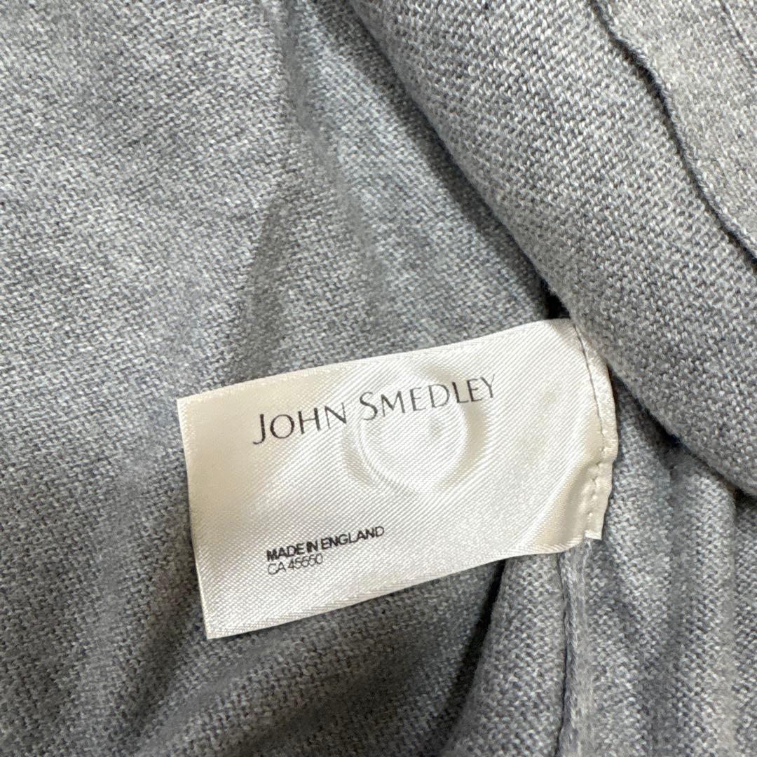JOHN SMEDLEY グレー カーディガン サイズM〜L