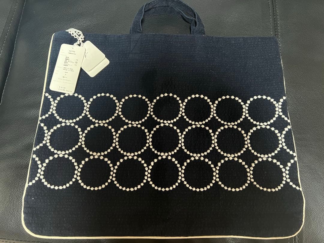 【新品】minä perhonen ネイビー トートバッグ