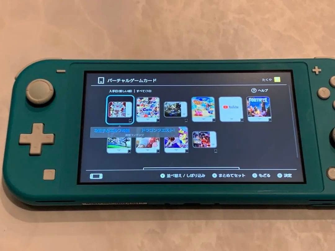 Switchライト　ターコイズ