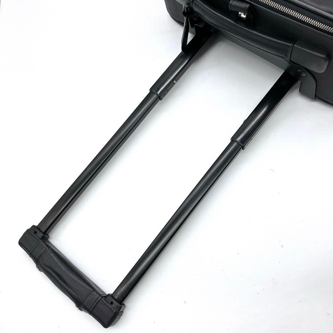 【LOEWE】キャリーケース　リピートアナグラム　PVC ブラック　2輪