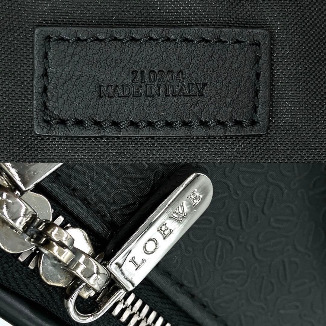 【LOEWE】キャリーケース　リピートアナグラム　PVC ブラック　2輪