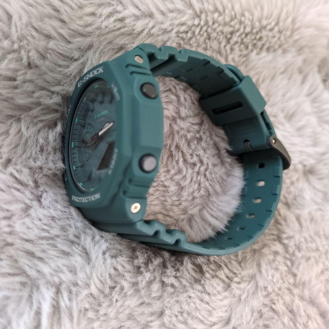 美品 G-SHOCK デジタル腕時計 GMA-S2100GA-3AJF グリーン