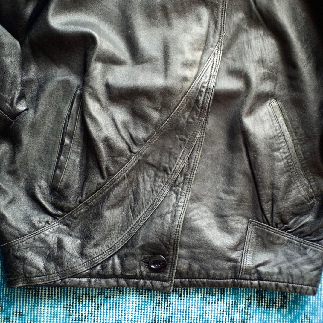 ジャケット・アウター 70s 80s ITALY design leather blouson