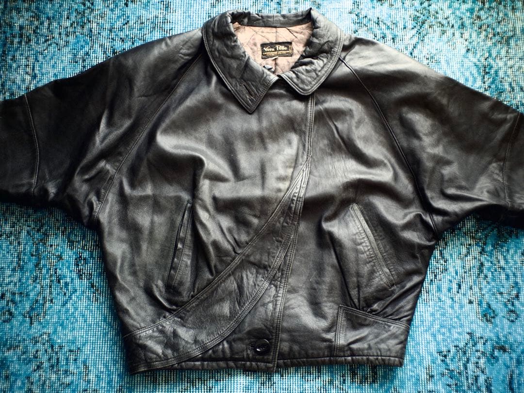 ジャケット・アウター 70s 80s ITALY design leather blouson