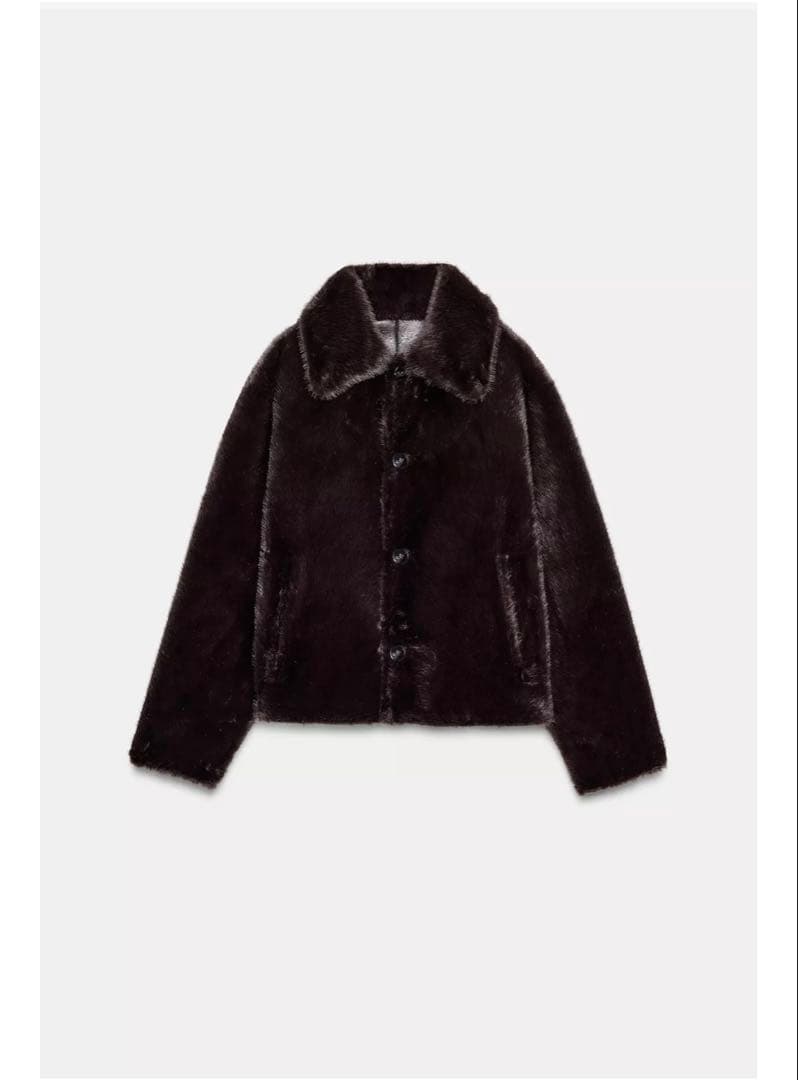 zara リバーシブル ダブルフェイス フェイクレザージャケット