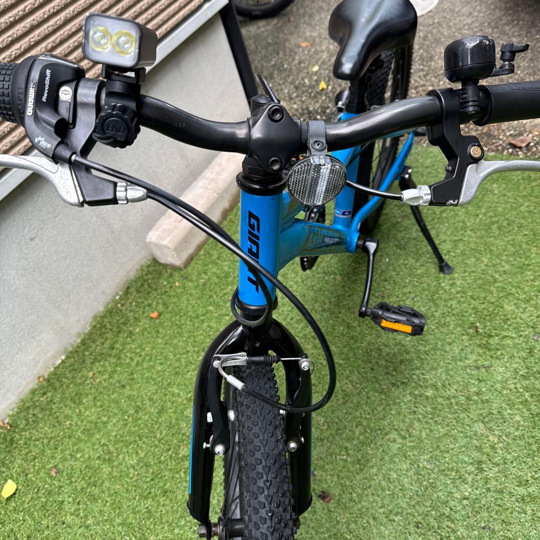 引き取り限定 名古屋市 Giant XTC 子供用自転車 青