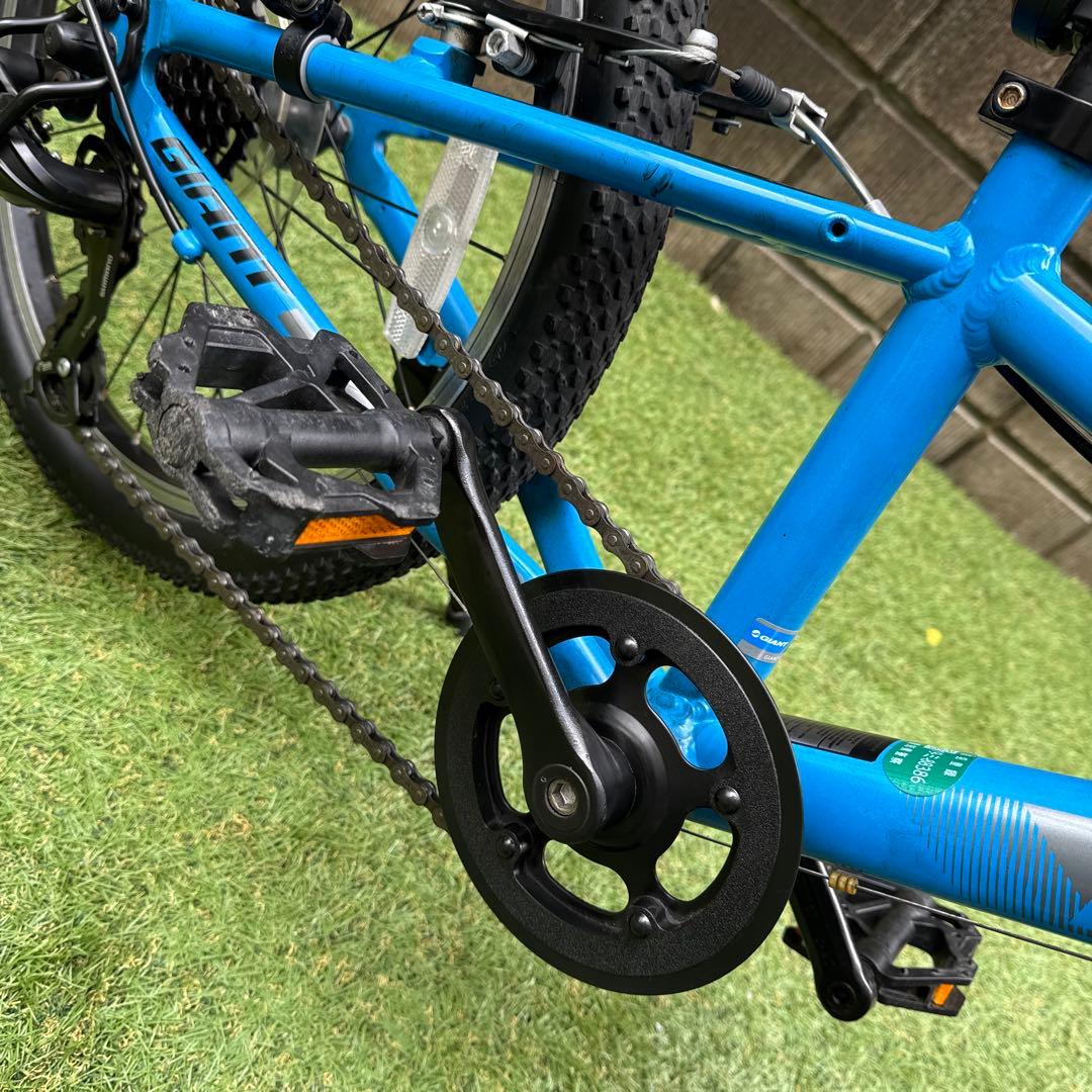 引き取り限定 名古屋市 Giant XTC 子供用自転車 青