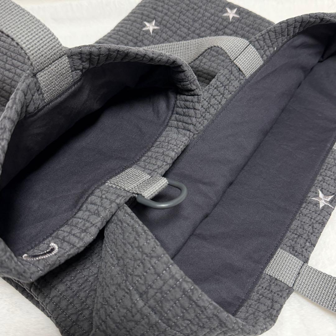 〈専用〉レッスンバッグ　上履き入れ　刺繍入りヌビ　ムーンスター