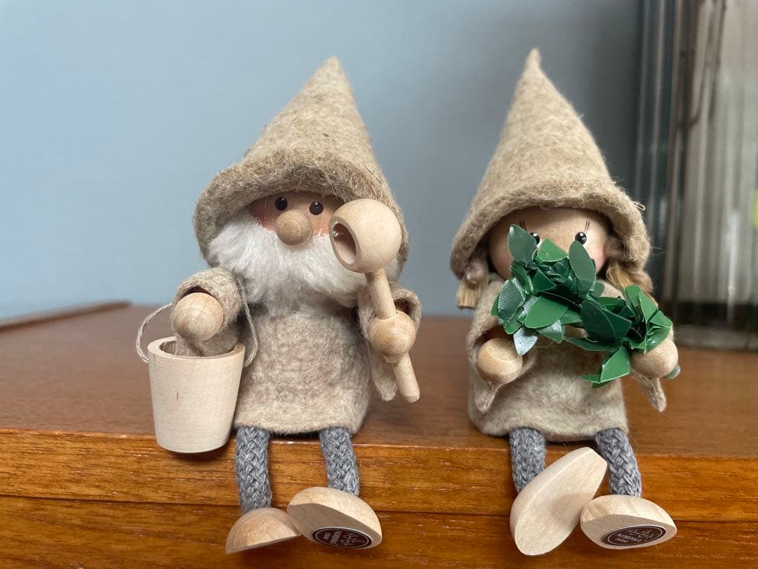 ノルディカニッセ　サウナニッセ　サンタ&女の子セット　ベンチ＋おまけ付き