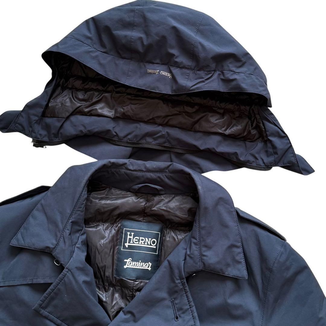 HERNO Laminar GORE-TEX トレンチコート 裏地ダウン 46