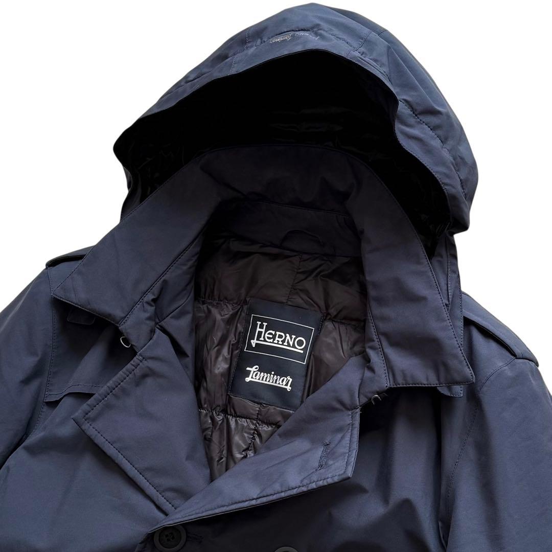 HERNO Laminar GORE-TEX トレンチコート 裏地ダウン 46