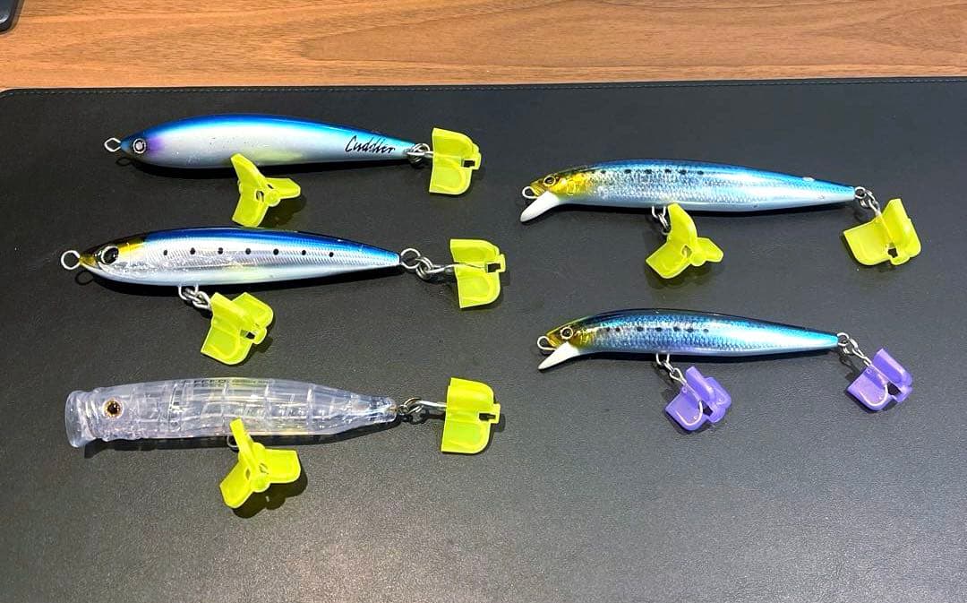 プラグ　５点セット　カドラー　フィードポッパー　ロックジャーク　ドリームチューン