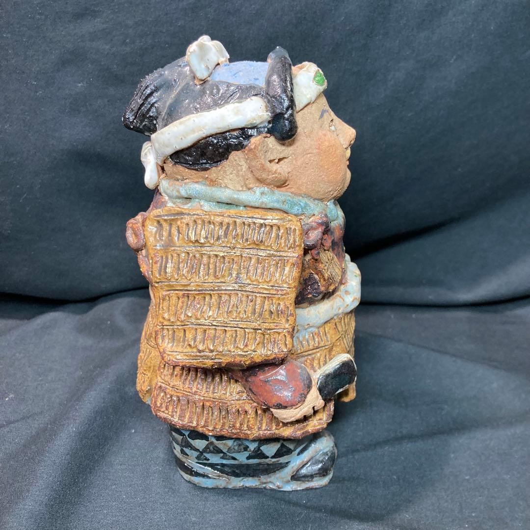 【美品】ささきようこ 陶人形 桃太郎とお供 4点セット