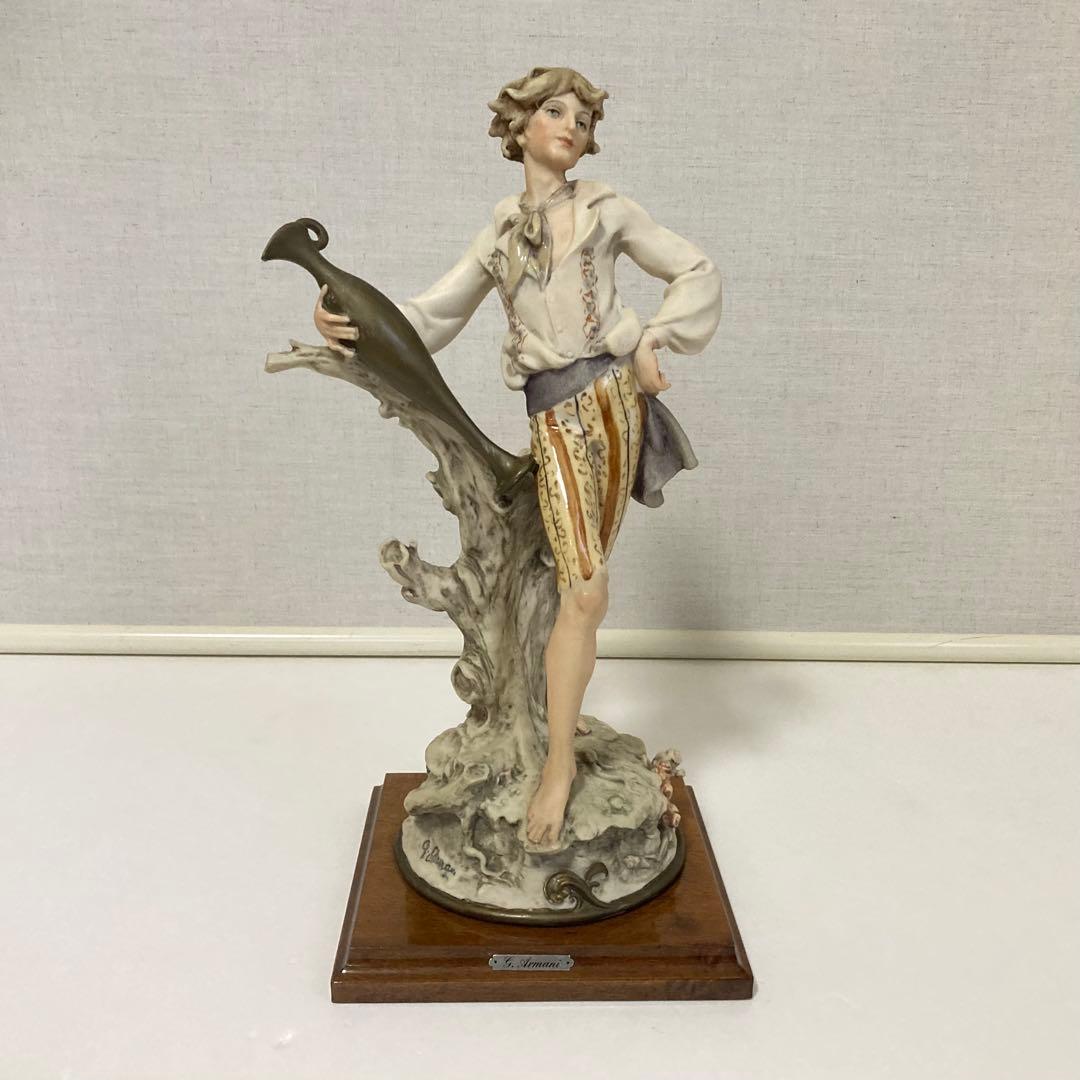 ジュゼッペアルマーニ 人形 少年 男性 置物 彫刻 レトロ ヴィンテージ