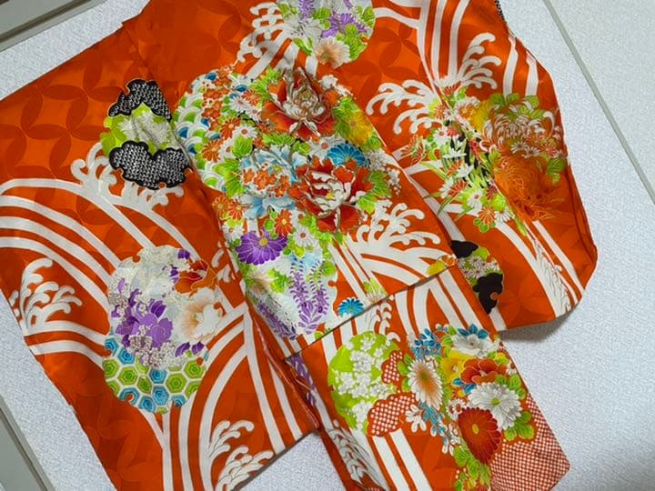 七五三 アンティーク着物 3歳用