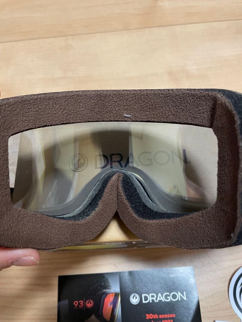 DRAGON PXV ゴーグル ゴールドアイオン