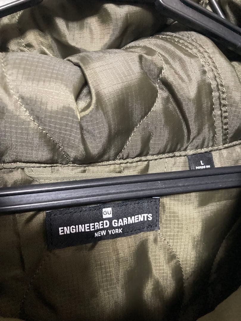 GU×ENGINEERED GARMENTSパデッドシェルパーカ L ガーメンツ