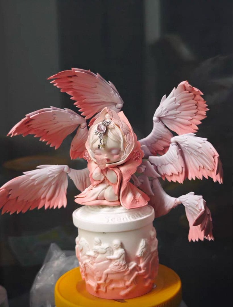 POP MART 【SKULLPANDA 】エンジェル 手作りカスタム