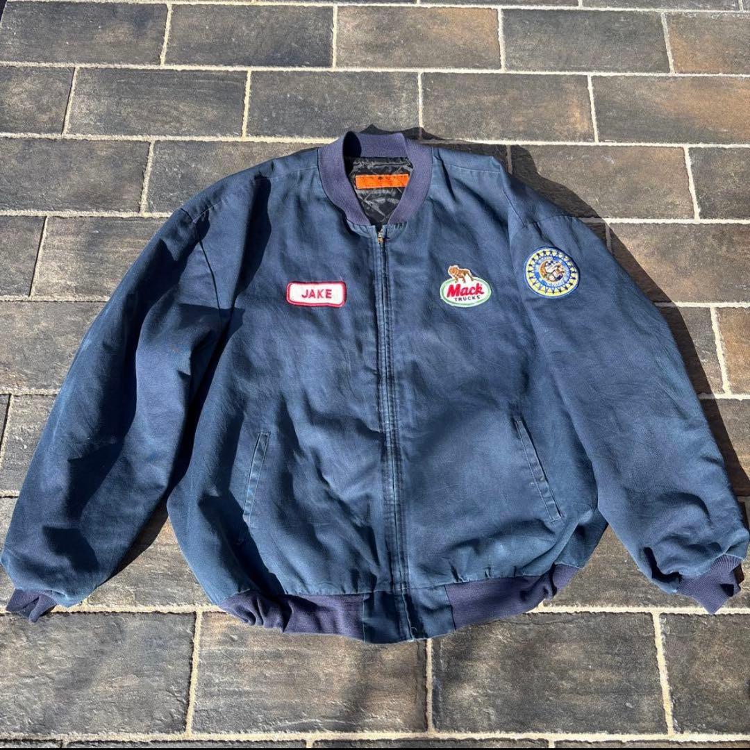 60s usa製 red kap mack trucks ブルゾン ma1 古着