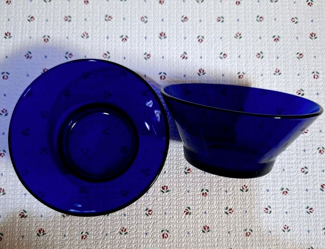 Bormioli Rocco Cobalt Blue 6set ヴィンテージ