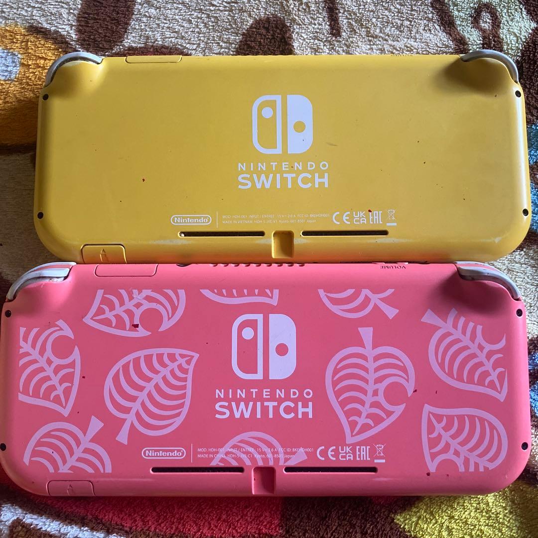 Nintendo Switch Lite イエロー ピンク　ジャンク品