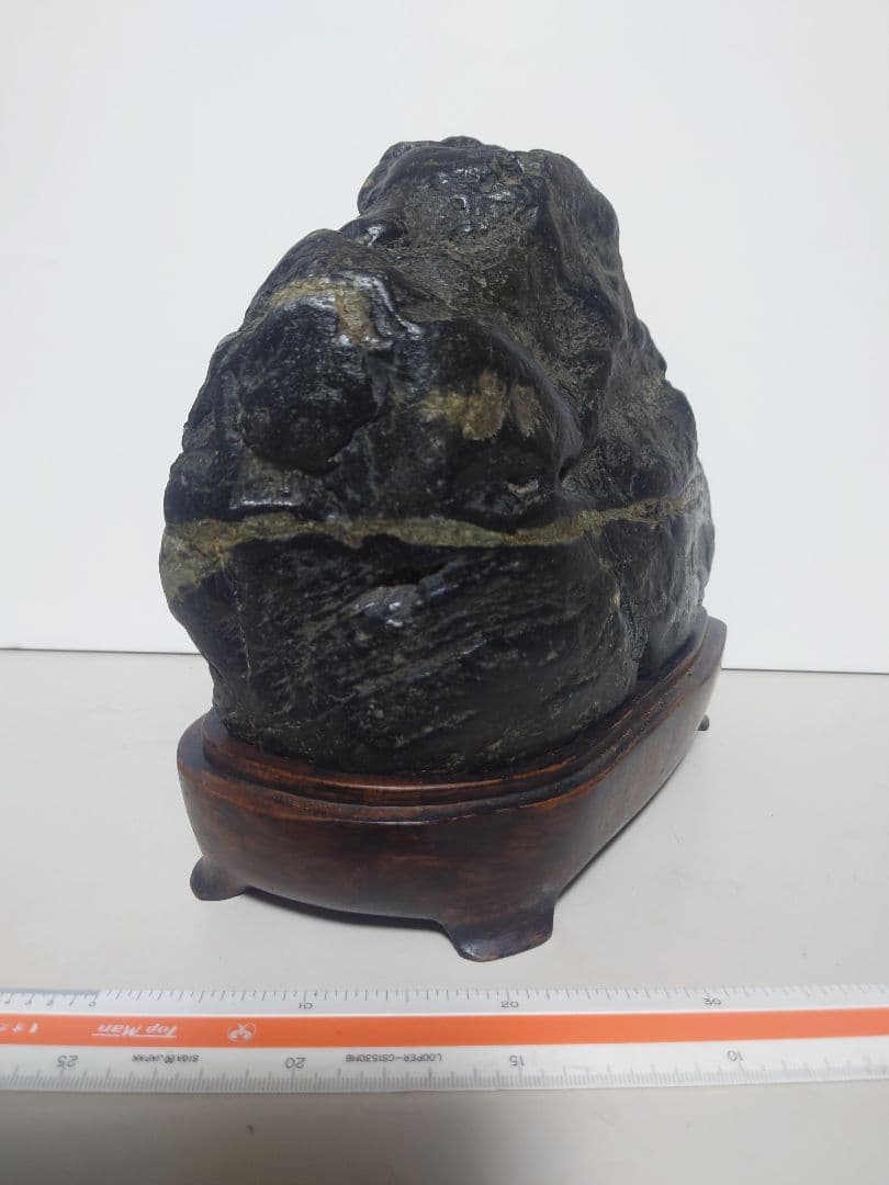 石手川石　屏風岩　水石 鑑賞石