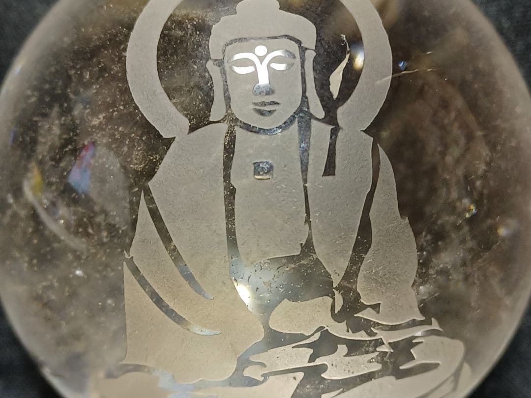 ⭐天然水晶観音様手彫り⭐