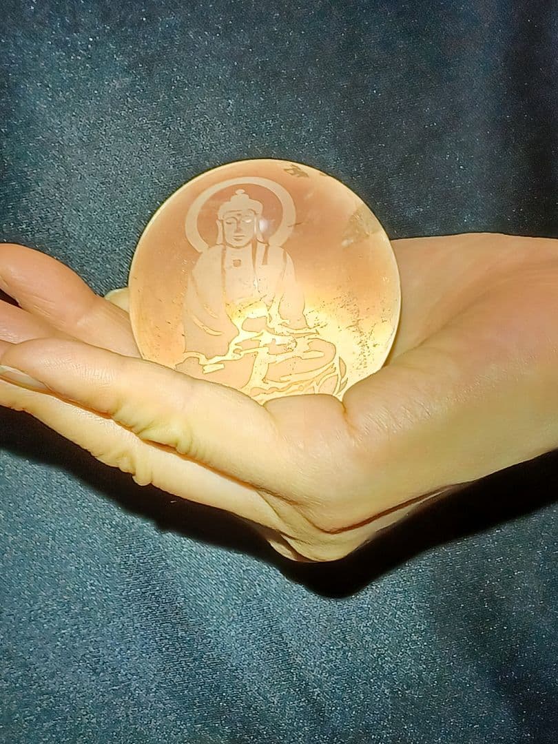 ⭐天然水晶観音様手彫り⭐