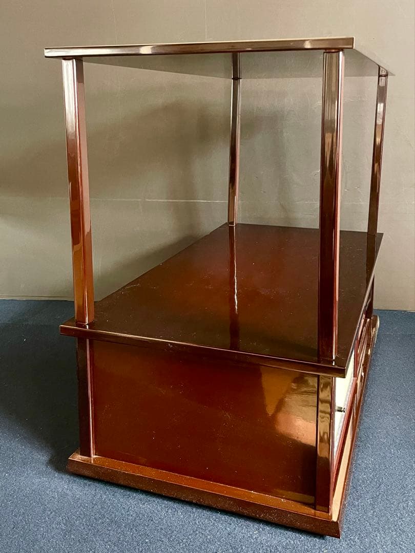 「母」 春慶塗 紹鴎棚 組立式 茶道具 共箱 （901F③）