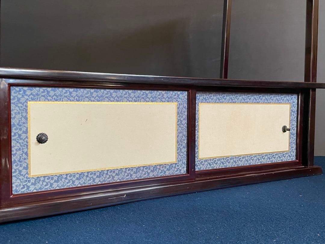 「母」 春慶塗 紹鴎棚 組立式 茶道具 共箱 （901F③）