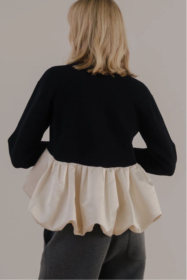 トップス The toe Aachen Balloon Peplum