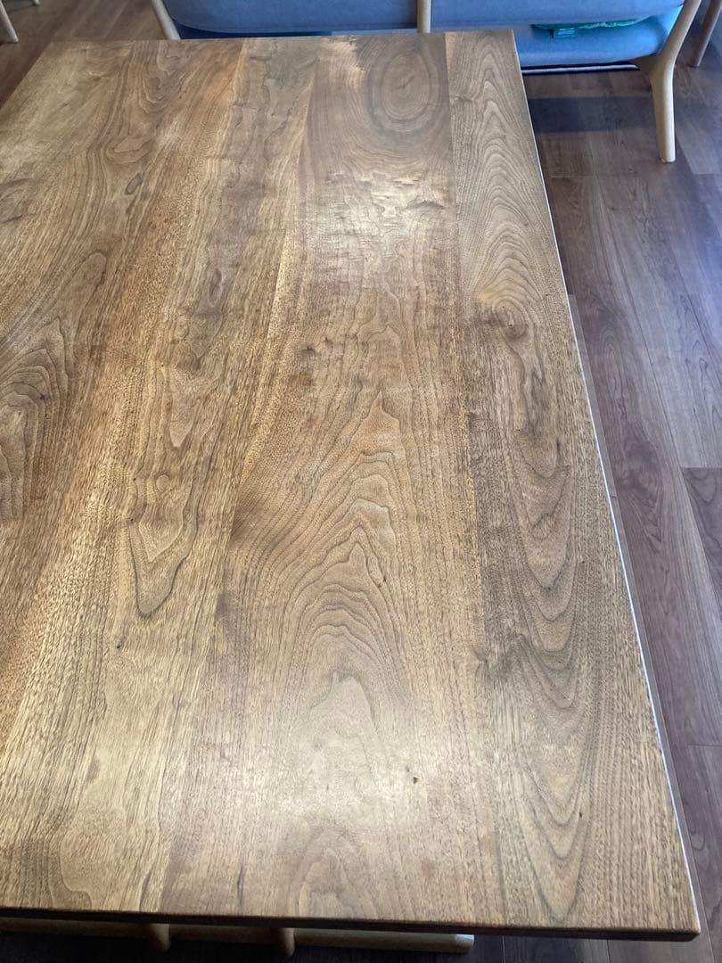 値下げ中　ダイニングテーブル　ウォールナット　オイル仕上げ　家具一点物